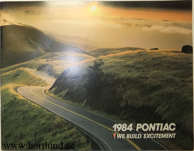 1984 Pontiac broschyr alla modeller