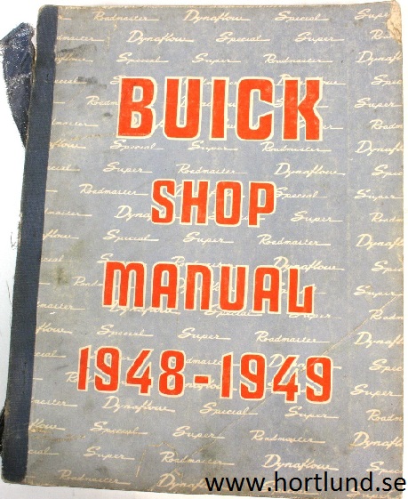 1948 - 1949 Buick  Shop Manual
