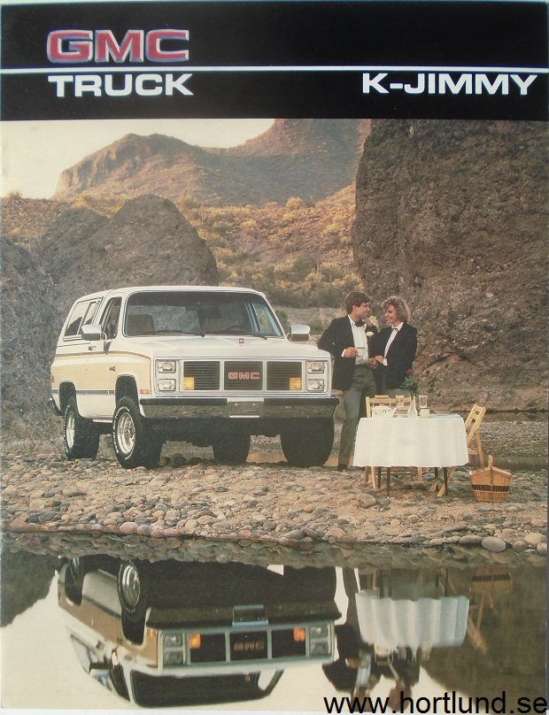 1986 GMC K-Jimmy Broschyr
