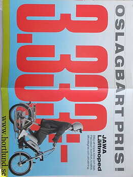 1990 Jawa Moped broschyr