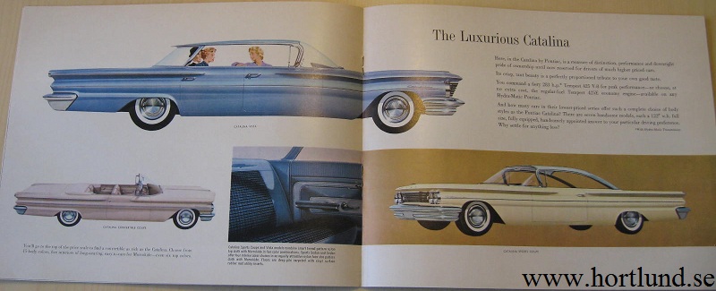 1960 Pontiac broschyr - 2