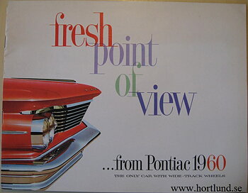 1960 Pontiac broschyr