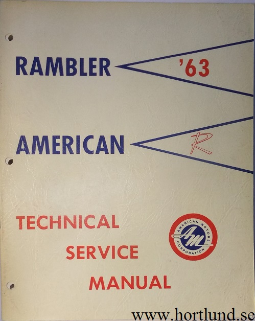 1963 Rambler American Technical Service Manual
