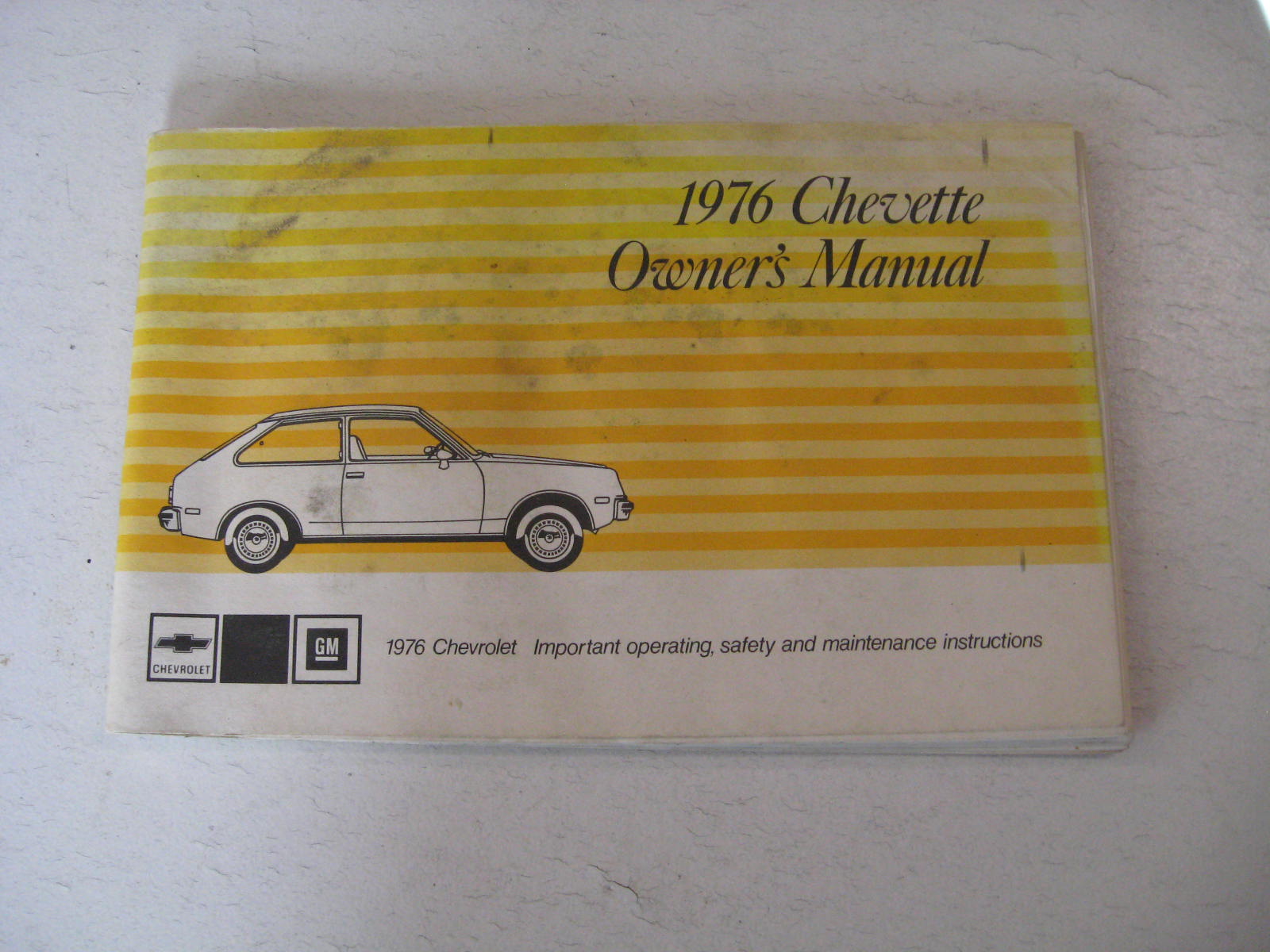 1976 Chevrolet Chevette Owners Manual