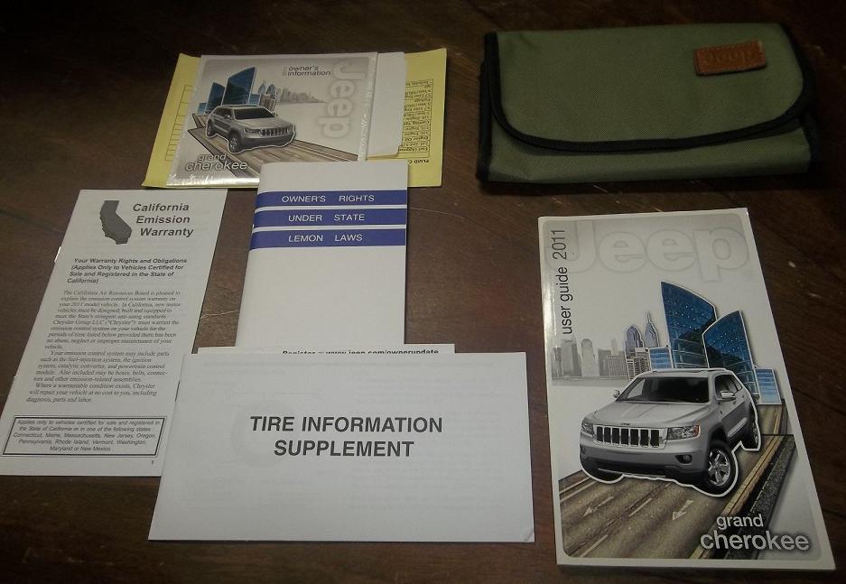 2011 Jeep Grand Cherokee Owner's Manual