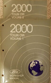2000 Lincoln Town Car Workshop Manual