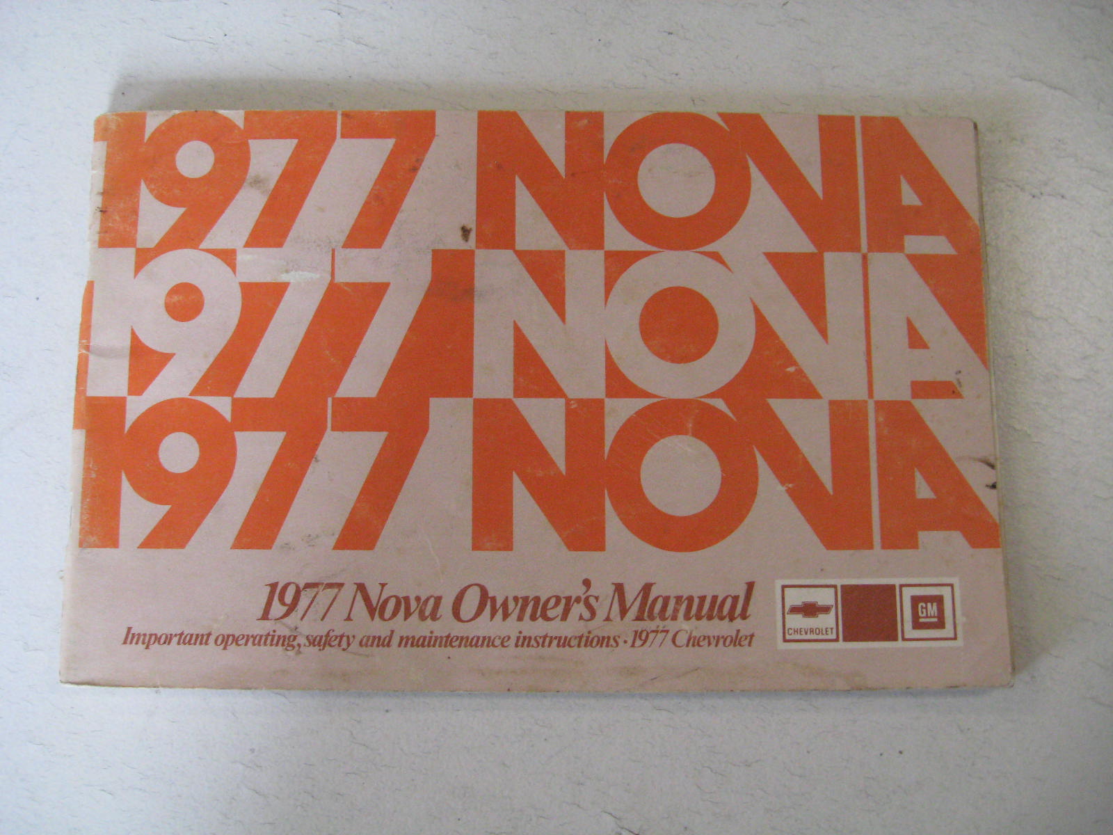 1977 Chevrolet Nova Owners Manual