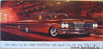 1960 Pontiac Catalina Vista vykort