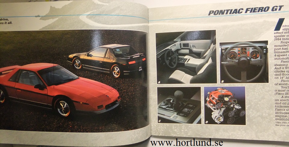 1985 Pontiac broschyr alla modeller - 2
