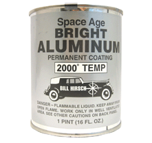 Grenrörsfärg  Bright Aluminium