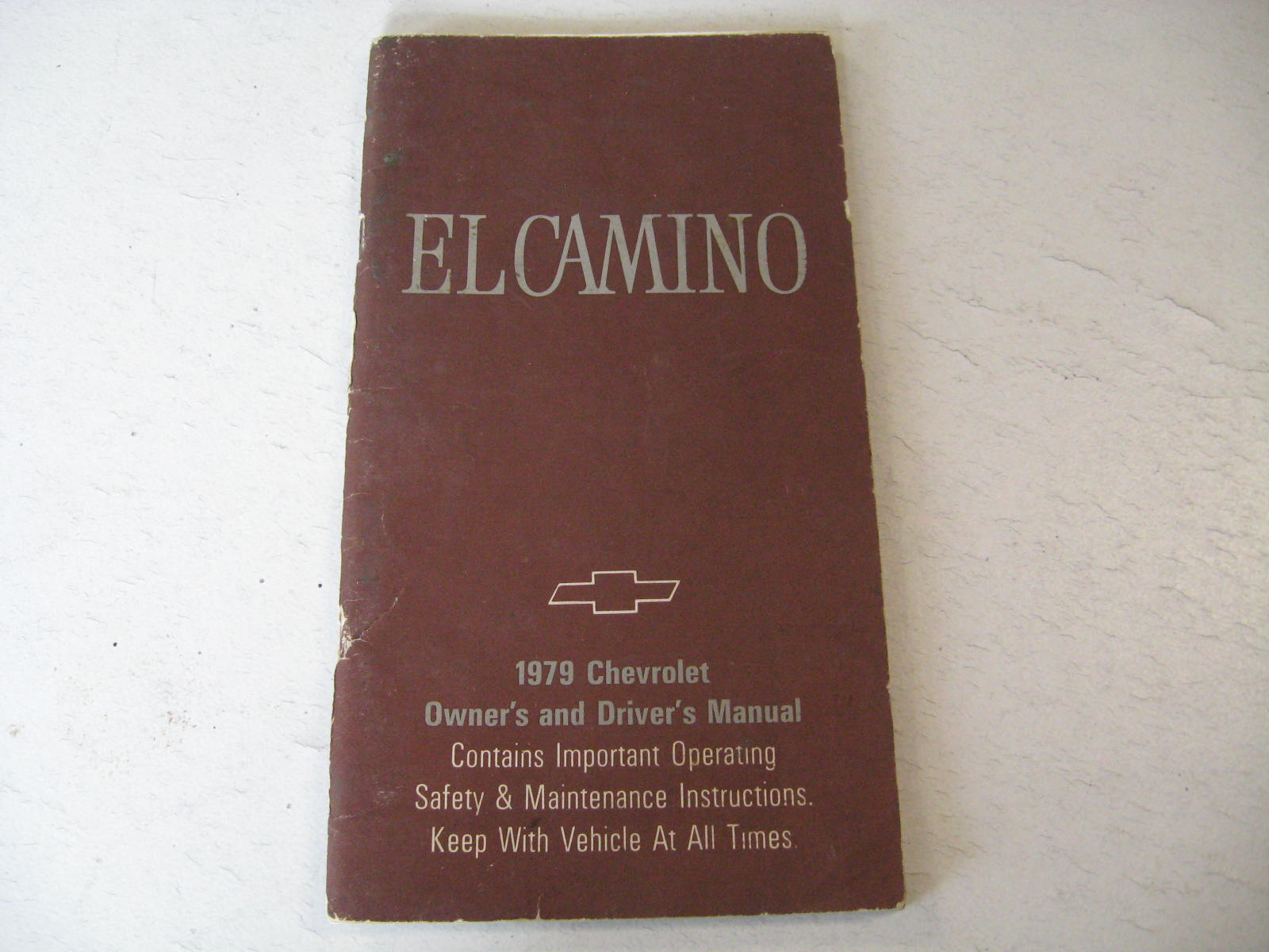 1979 Chevrolet El Camino Owners Manual