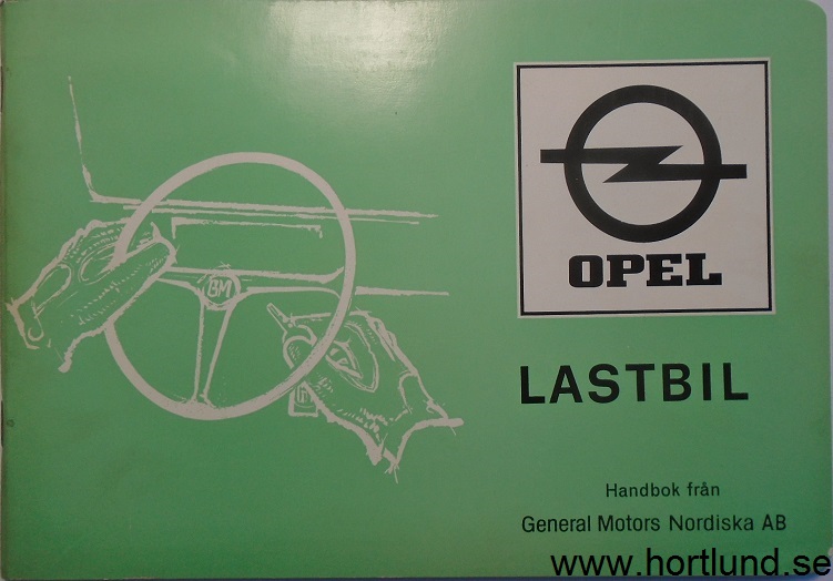 1971 Opel Lastbil Handbok