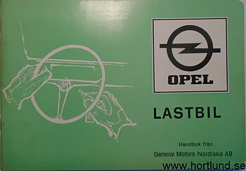 1971 Opel Lastbil Handbok