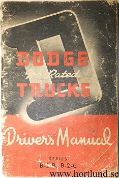 1950 Dodge Pickup Truck Driver's Manual