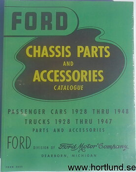 1928 - 1948 Ford Chassis Parts and Accessories Catalogue original