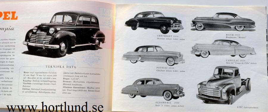 1950 GM broschyr  - 2