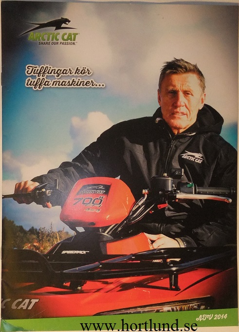 2014 Artic Cat ATV broschyr Börje Salming