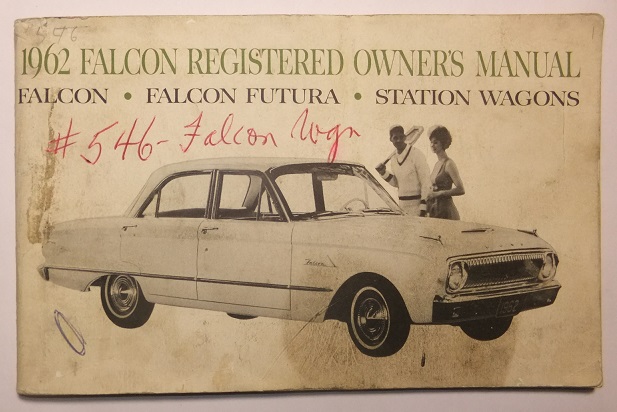 1962 Ford Falcon Owners Manual