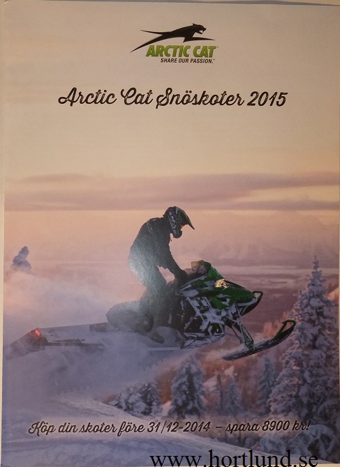 2015 Artic Cat Snöskoter broschyr