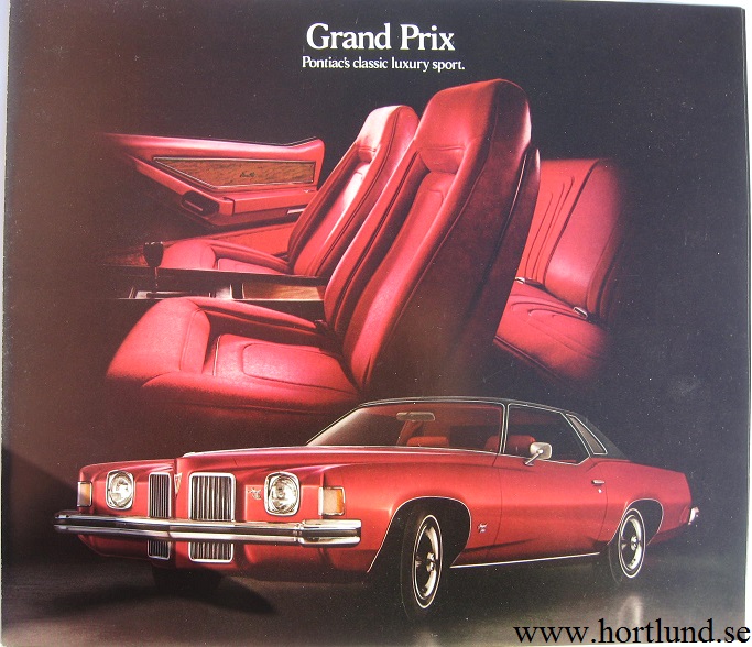 1973 Pontiac Grand Prix broschyr