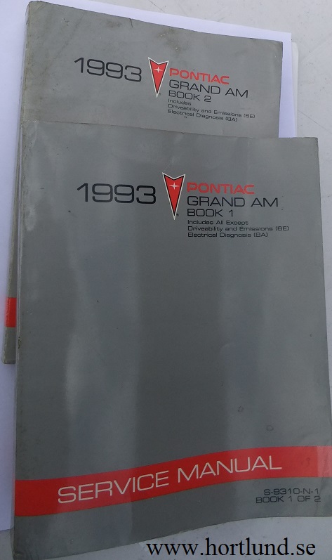 1993 Pontiac Grand Am Service Manual