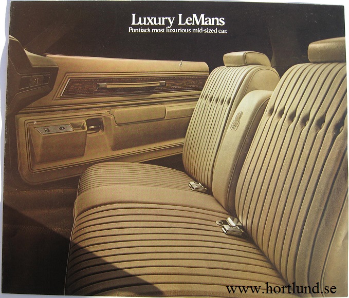 1973 Pontiac Luxury LeMans broschyr