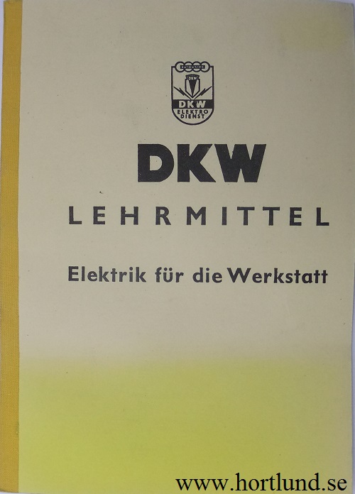 1937 - 1956 DKW el-lärobok