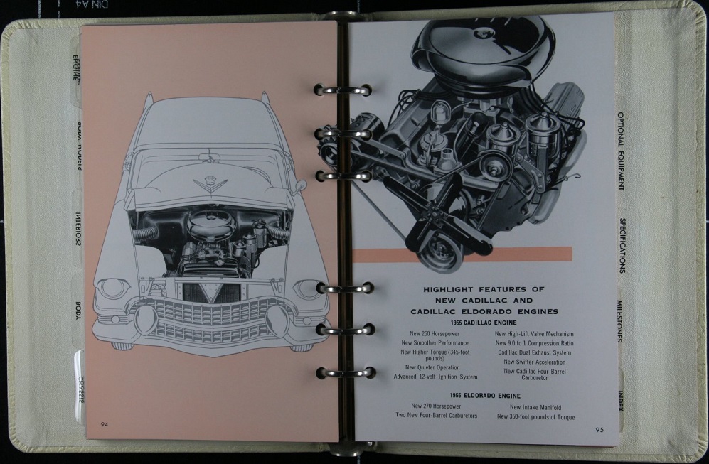 1955 Cadillac Data Book - 3