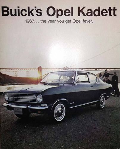 1967 Opel Kadett Broschyr
