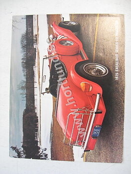 1975 Excalibur Series III Roadster Försäljningsbroschyr