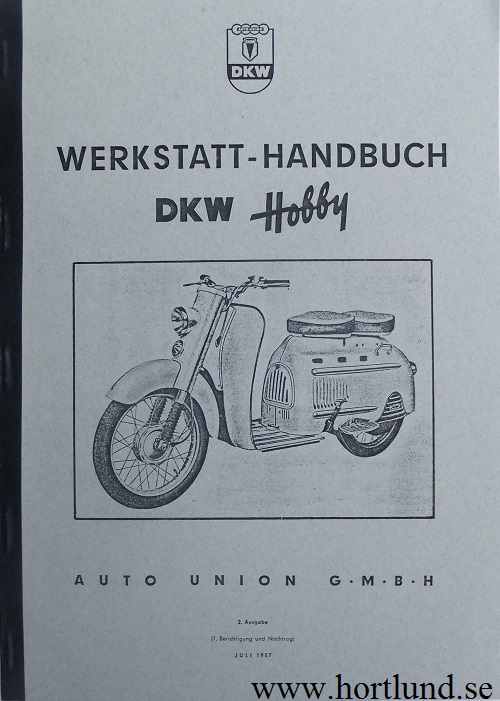 1957 DKW Hobby Verkstadshandbok