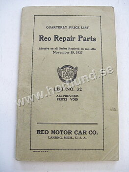1927 REO Repair parts
