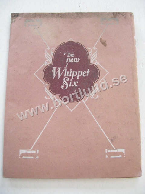 1928 Whippet Press Kit Mycket Ovanligt