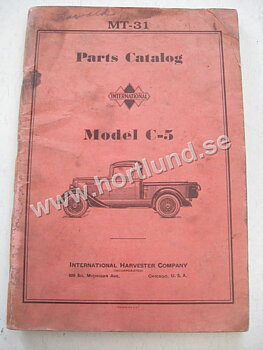1929 International Model C-5 Parts Catalog
