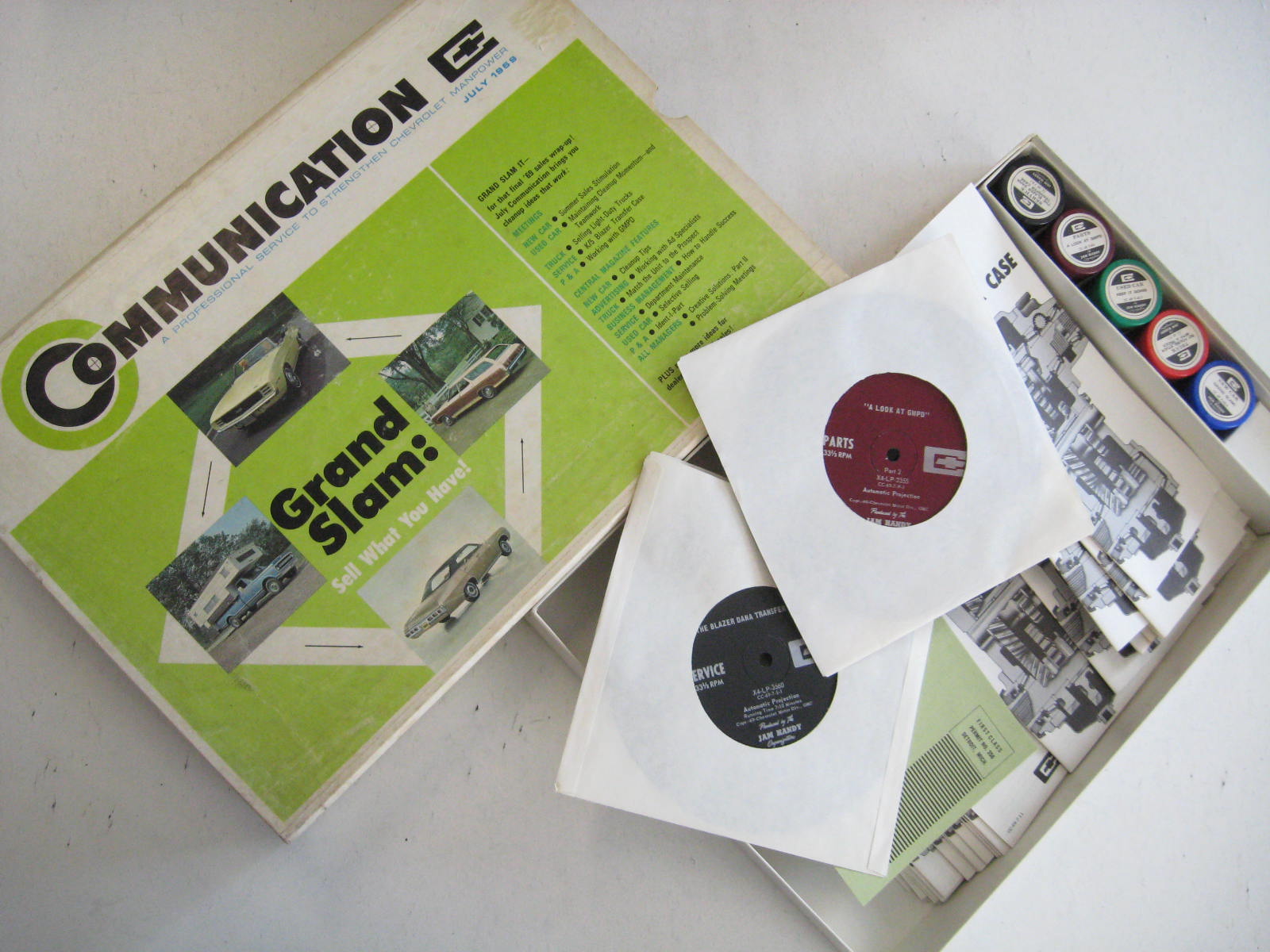 1969 Chevrolet Communication July Grand Slam! Innehåller Filmrullar samt Skivor