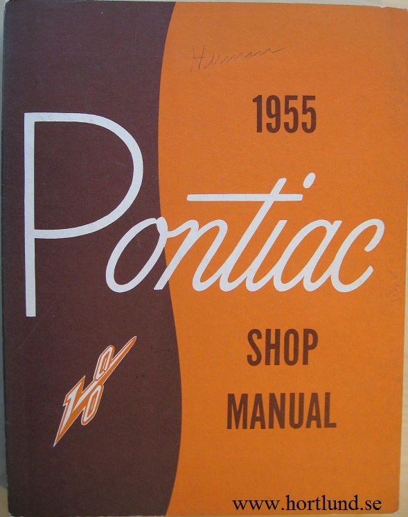 1955 Pontiac Shop Manual original