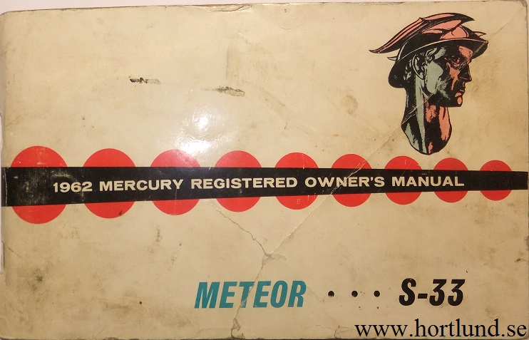 1962 Mercury Meteor S-33 Owners Manual