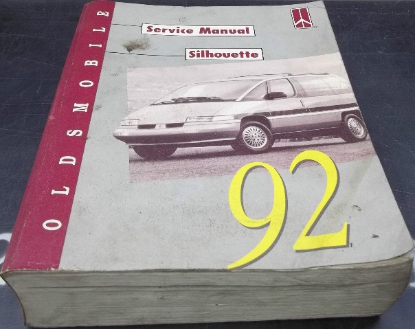 1992 Oldsmobile Silhouette Service Manual