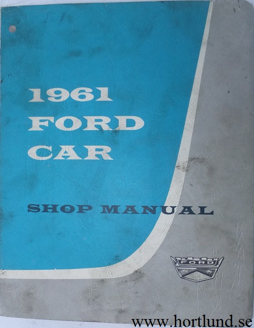 1961 Ford Car Shop Manual