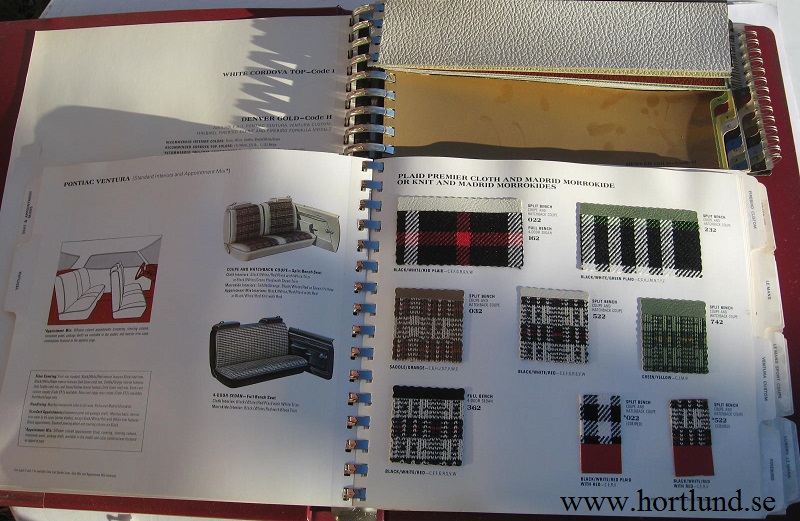 1974 Pontiac Color and Interiors Album - 2