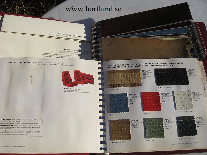1974 Pontiac Color and Interiors Album - 3