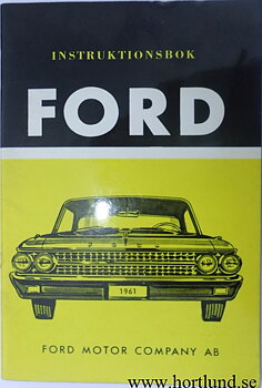 1961 Ford Instruktionsbok svensk
