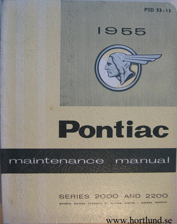 1955 Pontiac Pathfinder and Laurentian Shop Manual