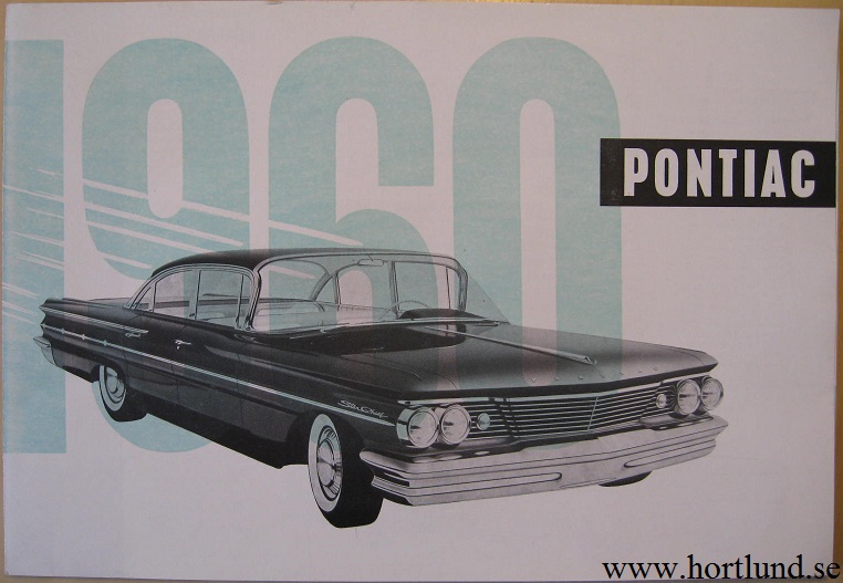 1960 Pontiac broschyr alla modeller svensk