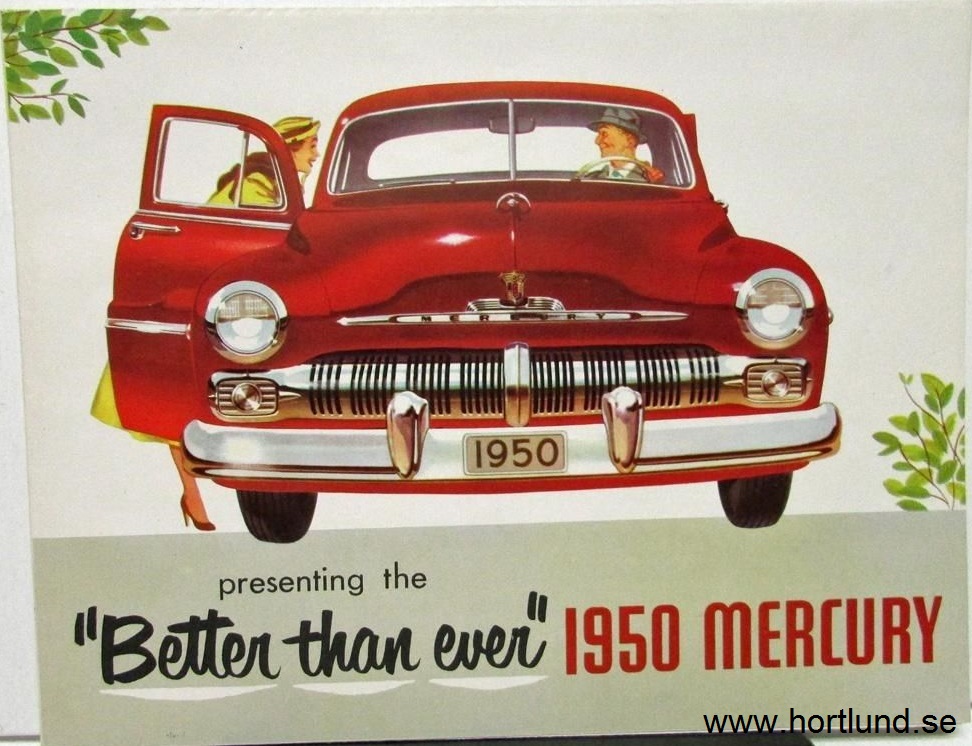 1950 Mercury broschyr, presenting the ...