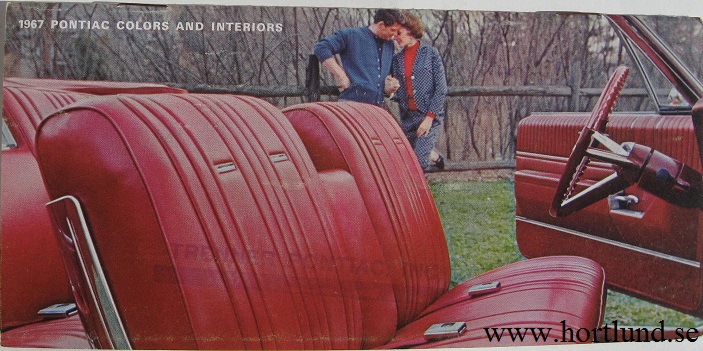 1967 Pontiac Colors and Interiors
