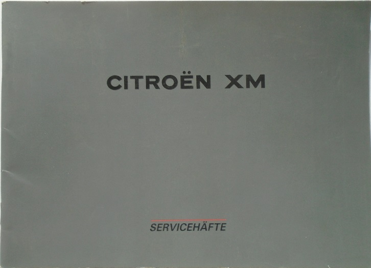 1990-1994 Citroën XM Instruktionsbok set - 3