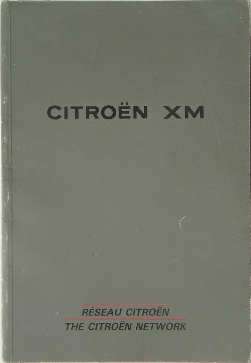 1990-1994 Citroën XM Instruktionsbok set - 4