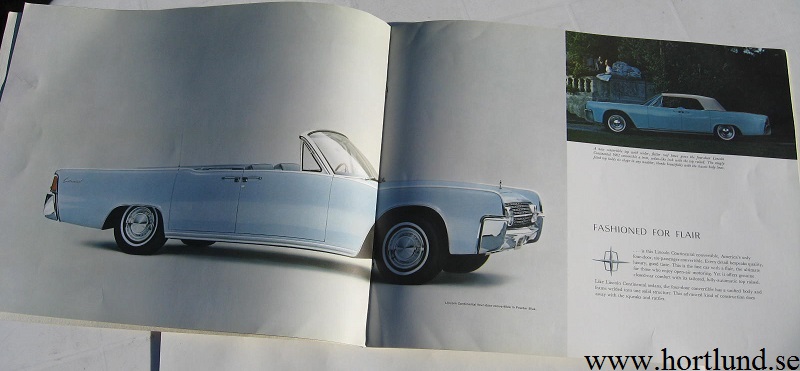 1962 Lincoln Continental Lyxbroschyr - 3