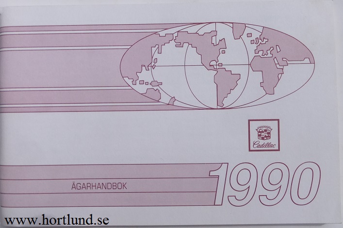 1990 Cadillac Ägarhandbok svensk alla modeller